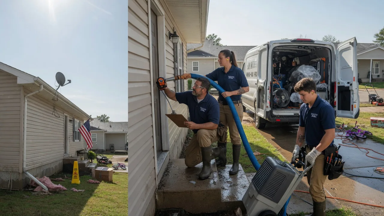 Ceiling Water Damage Restoration in Afton, WY near me